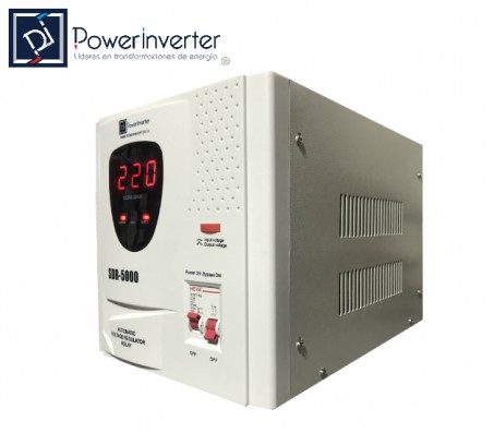 REGULADOR ESTABILIZADOR AUTOMÁTICO 5000W 220VAC-AVR-RELÉ